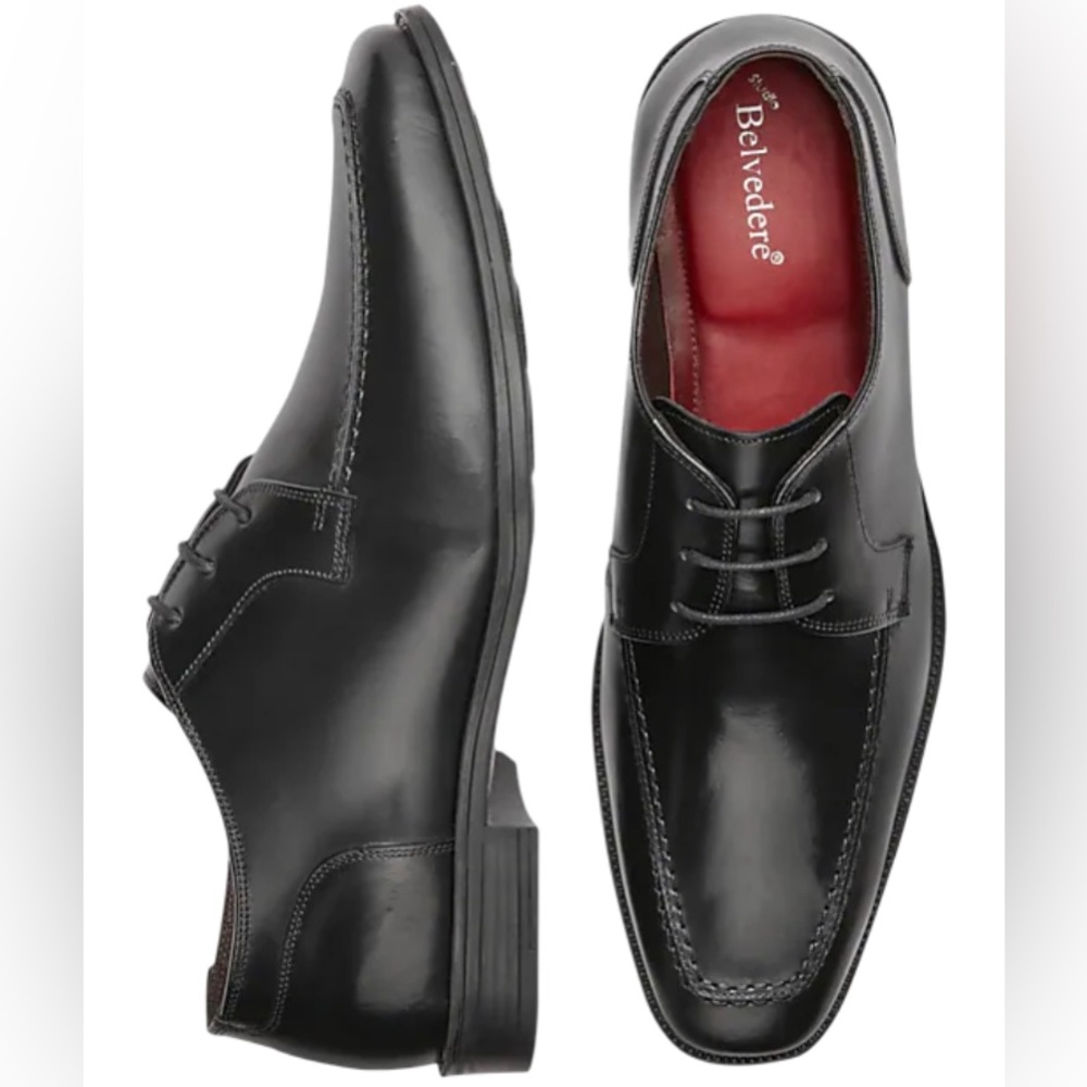 BELVEDERE STUDIO Mens Leather Newcastle Loafer Made in Brazil Size 13 Black